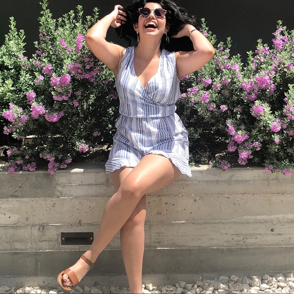 Stripped Romper